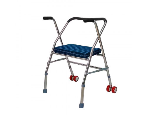 Ходунки для взрослого YK-25 на колесах с сидением опоры-ходунки для взрослых опора для ходьбы