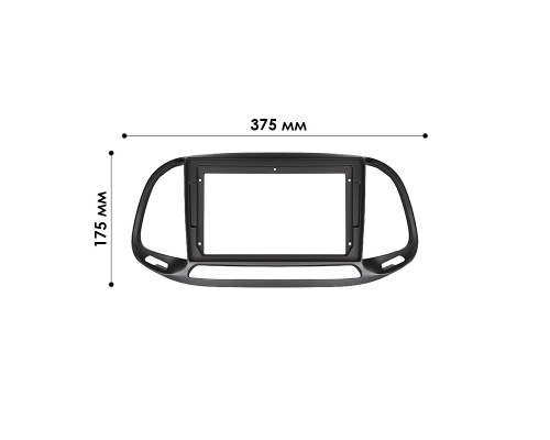 Переходная рамка Fiat Doblo 2015+ (7255) 9"