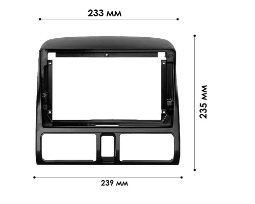 Переходная рамка Honda CRV 2001-2006 (4368) 9" Black