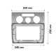 Переходная рамка Volkswagen Touran 2003-2010 (7442) 10.1"