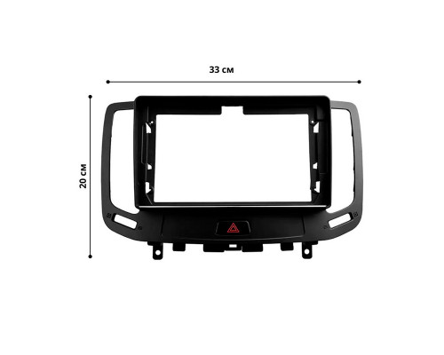 Переходной штатный комплект с проводкой Infiniti G25 G35 G37 2006-2013 9" (1234-308) + canbus