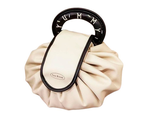 Женская косметичка #4018 несесер органайзер бьюти кейс сумка органайзер для путешествий Beige