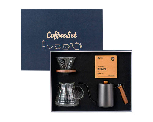 Подарочный кофейный набор Choxila 202600 из 4 предметов для приготовления кофе