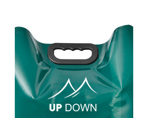 Канистра пакет для воды Up Down UD-SD201 туристическая с краном 8л складная пищевая Green