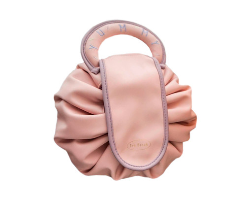 Женская косметичка #4018 несесер органайзер бьюти кейс сумка органайзер для путешествий Light Pink