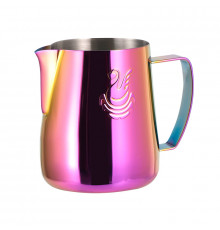 Питчер для молока JibbiJug молочник для вспенивания нержавеющая сталь градиент 400 мл Purple
