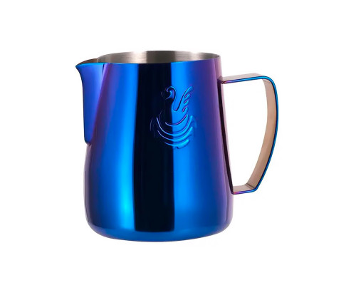 Питчер для молока JibbiJug молочник для вспенивания молока нержавеющая сталь градиент 600 мл Blue
