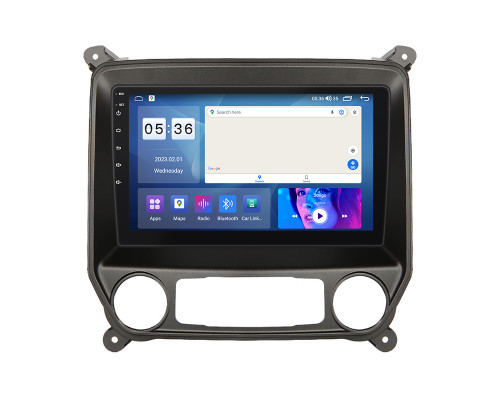 Штатная магнитола Lesko для Chevrolet Silverado III (K2XX) 2013-2015 экран 10" 4/64Gb CarPlay 4G Wi-Fi GPS Prime