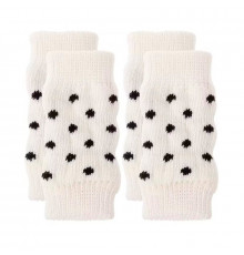 Наколенники для собак 2305CGSL1479 вязаные носки Горох Белые L