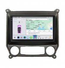 Штатная магнитола Lesko для Chevrolet Silverado III (K2XX) 2013-2015 экран 10" 4/64 QLED CarPlay 4G Wi-Fi GPS 360 Prime