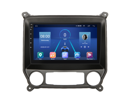 Штатная магнитола Lesko для Chevrolet Silverado III (K2XX) 2013-2015 экран 10" 4/32Gb 4G Wi-Fi GPS Top