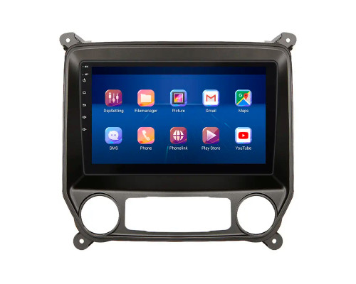 Штатная магнитола Lesko для Chevrolet Silverado III (K2XX) 2013-2015 экран 10" 6/128Gb 4G Wi-Fi GPS Top