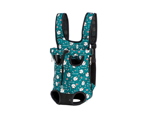 Рюкзак- кенгуру для животных A01002-GN Green Puppy S