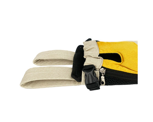 Рюкзак- кенгуру для животных A10010-YW Yellow White L