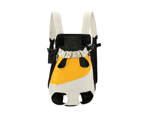 Рюкзак- кенгуру для животных A10010-YW Yellow White S