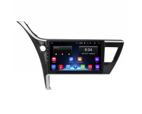 Штатная магнитола Lesko для Toyota Auris II Рестайлинг 2015-2018 экран 10" 2/32Gb Wi-Fi GPS Base