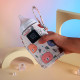 Портативный подогреватель N-009 Bear для детской бутылочки USB цифровой дисплей Beige