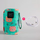 Портативный подогреватель N-009 Bear для детской бутылочки USB цифровой дисплей Green
