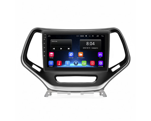 Штатная магнитола Lesko для Jeep Cherokee V (KL) Рестайлинг 2018-н.в экран 10" 2/32Gb Wi-Fi GPS Base