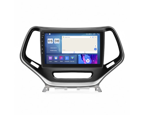 Штатная магнитола Lesko для Jeep Cherokee V (KL) Рестайлинг 2018-н.в экран 10" 2/32Gb CarPlay 4G Wi-Fi GPS Prime