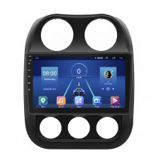 Штатная магнитола Lesko для Jeep Patriot  2007-2016 экран 10" 2/32Gb 4G Wi-Fi GPS Top