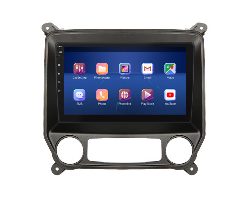 Штатная магнитола Lesko для Chevrolet Silverado III (K2XX) Рестайлинг 2015-2019 экран 10" 2/32Gb 4G Wi-Fi GPS Top