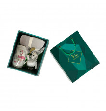 Сувенирный подарочный набор FCL-7-1 чашка+полотенце+ложка+игрушка