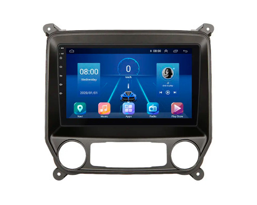 Штатная магнитола Lesko для Chevrolet Silverado III (K2XX) Рестайлинг 2015-2019 экран 10" 6/128Gb 4G Wi-Fi GPS Top