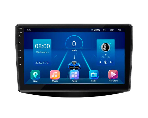 Штатная магнитола Lesko для Mitsubishi Grandis Manual A/C 2003-2011 экран 9" 2/32Gb Wi-Fi GPS Base