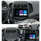 Штатная магнитола Lesko для Chevrolet Sonic I 2011-2016 экран 9" 2/32Gb Wi-Fi GPS Base