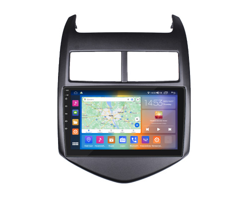 Штатная магнитола Lesko для Chevrolet Sonic I 2011-2016 экран 9" 2/32Gb CarPlay 4G Wi-Fi GPS Prime