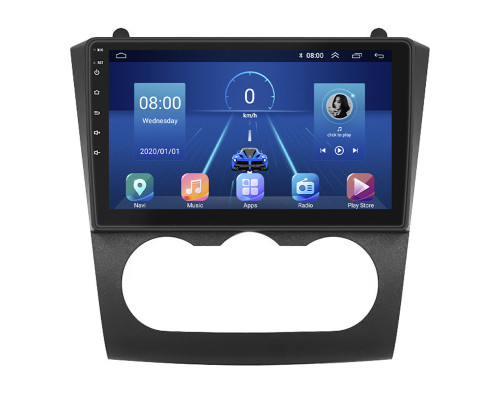 Штатная магнитола Lesko для Nissan Altima IV (L32) Manual AC 2006-2009 экран 9" 2/32Gb 4G Wi-Fi GPS Top