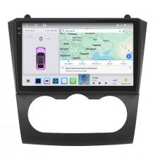 Штатная магнитола Lesko для Nissan Altima IV (L32) Рестайлинг Manual AC 2009-2013 экран 9" 4/64 QLED CarPlay 4G Wi-Fi GPS 360 Prime