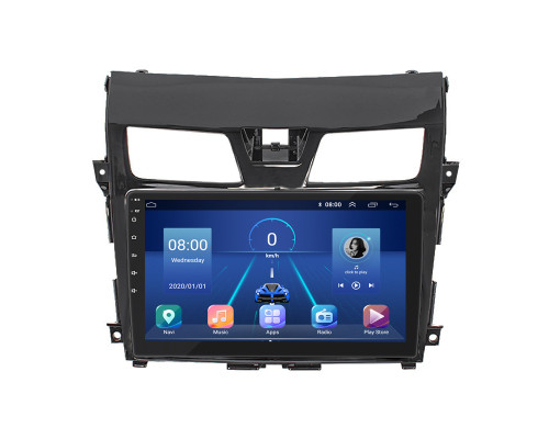 Штатная магнитола Lesko для Nissan Altima V (L33) Рестайлинг 2015-2018 экран 10" 6/128Gb 4G Wi-Fi GPS Top