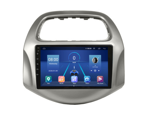 Штатная магнитола Lesko для Chevrolet Spark III (M300) Рестайлинг 2020-н.в. экран 9" 2/32Gb 4G Wi-Fi GPS Top