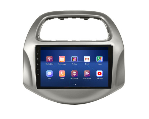 Штатная магнитола Lesko для Chevrolet Spark III (M300) Рестайлинг 2020-н.в. экран 9" 2/32Gb 4G Wi-Fi GPS Top