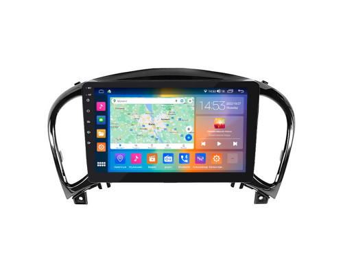 Штатная магнитола Lesko для Nissan Juke I 2010-2014 экран 9" 4/64Gb CarPlay 4G Wi-Fi GPS Prime