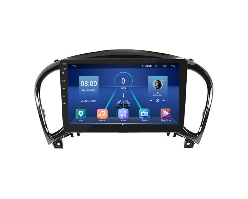 Штатная магнитола Lesko для Nissan Juke I 2010-2014 экран 9" 6/128Gb 4G Wi-Fi GPS Top
