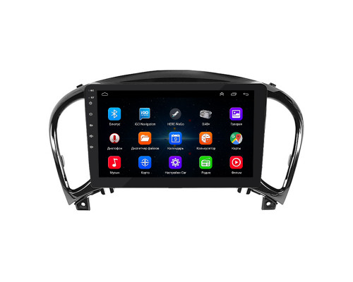 Штатная магнитола Lesko для Nissan Juke I Рестайлинг 2014-2019 экран 9" 1/16Gb Wi-Fi GPS Base
