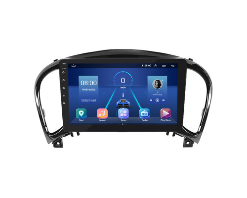 Штатная магнитола Lesko для Nissan Juke I Рестайлинг 2014-2019 экран 9" 2/32Gb 4G Wi-Fi GPS Top