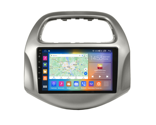 Штатная магнитола Lesko для Chevrolet Spark III (M300) Рестайлинг 2020-н.в. экран 9" 2/32Gb CarPlay 4G Wi-Fi GPS Prime