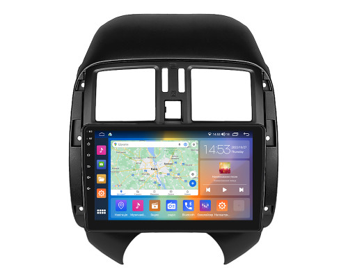 Штатная магнитола Lesko для Nissan Latio I (N17) с экраном 9" и поддержкой CarPlay