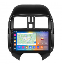 Штатная магнитола Lesko для Nissan Latio I (N17) 2012-2014 экран 9" 4/64Gb CarPlay 4G Wi-Fi GPS Prime