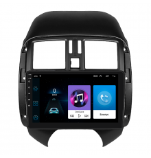 Штатная магнитола Lesko для Nissan Latio I (N17) Рестайлинг 2014-2016 экран 9" 1/16Gb Wi-Fi GPS Base