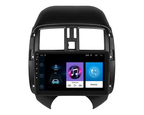 Штатная магнитола Lesko для Nissan Latio I (N17) Рестайлинг 2014-2016 экран 9" 1/16Gb Wi-Fi GPS Base