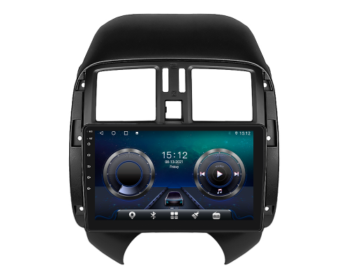 Штатная магнитола Lesko для Nissan Latio I (N17) Рестайлинг 2014-2016 экран 9" 4/64Gb 4G Wi-Fi GPS Top