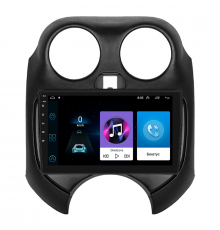 Штатная магнитола Lesko для Nissan Micra IV (K13) с 9-дюймовым экраном и GPS