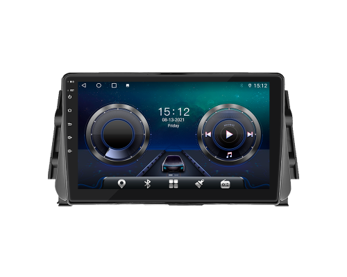 Штатная магнитола Lesko для Nissan Micra V 2017-н.в. экран 9" 4/64Gb 4G Wi-Fi GPS Top