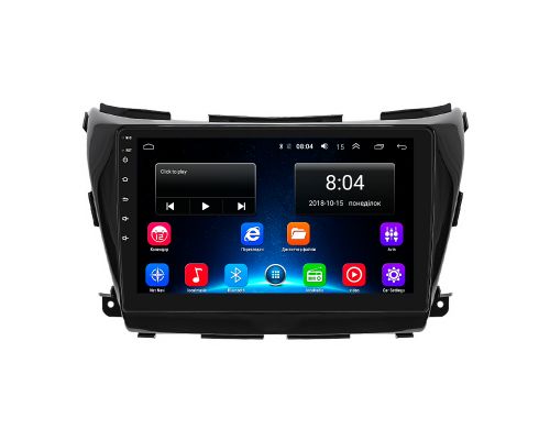 Штатная магнитола Lesko для Nissan Murano III (Z52) 2014-н.в. экран 10" 2/32Gb Wi-Fi GPS Base