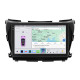 Штатная магнитола Lesko для Nissan Murano III (Z52) 2014-н.в. экран 10" 4/64 QLED CarPlay 4G Wi-Fi GPS 360 Prime